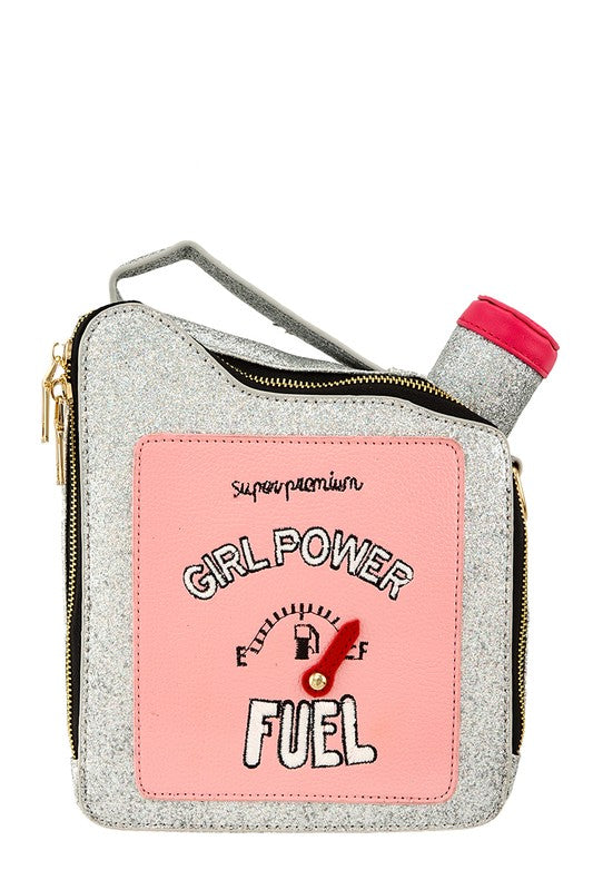Girl Power Square Crossbody Bag