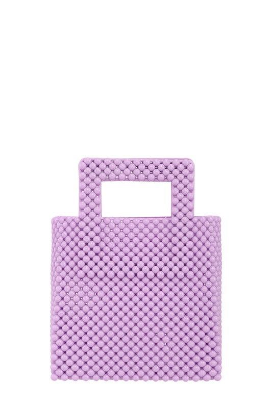Beads Wrap Style Tote Shape Jelly Bag
