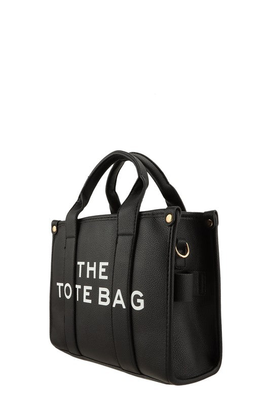 The Medium Leather Crossbody Tote Bag