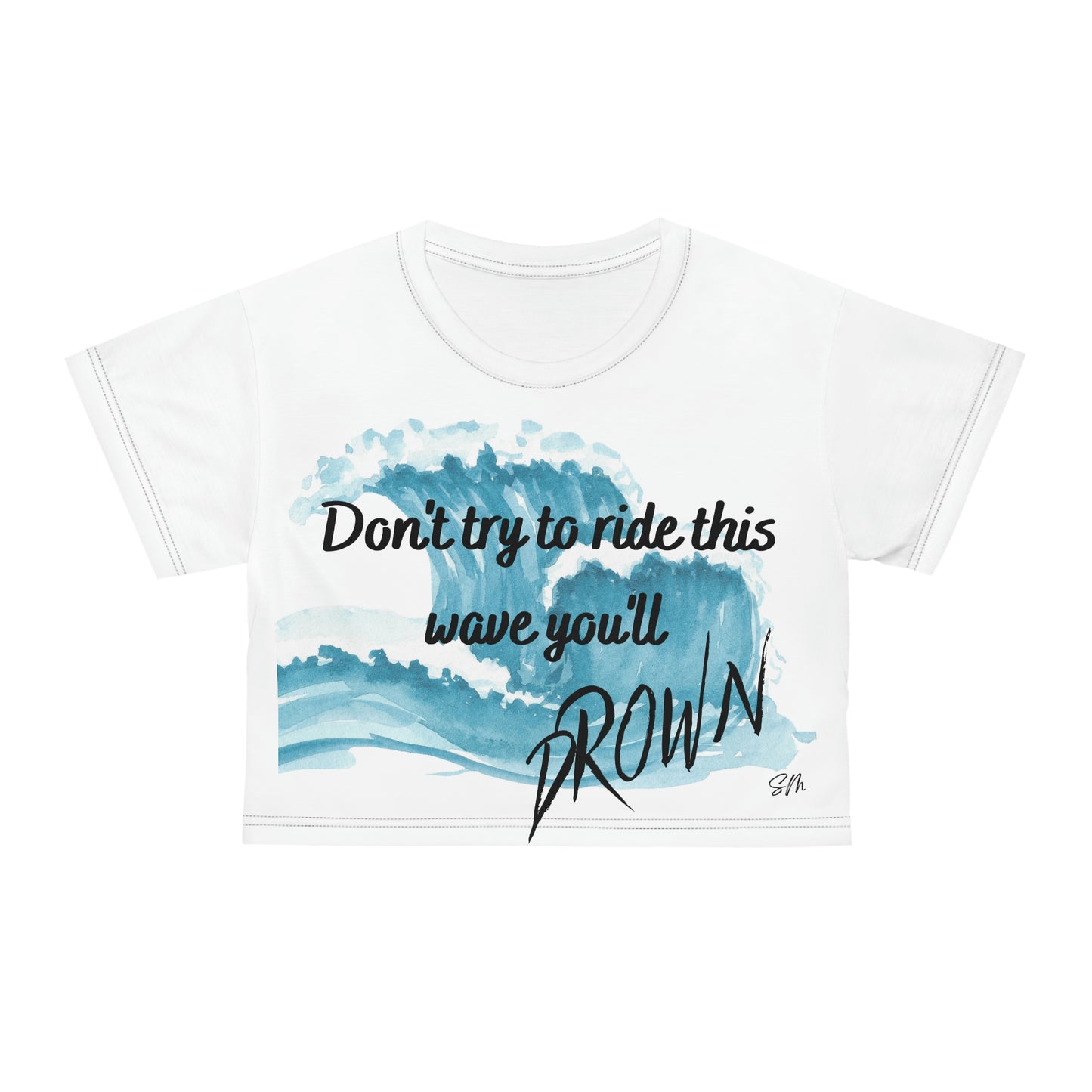 Waves Crop Tee