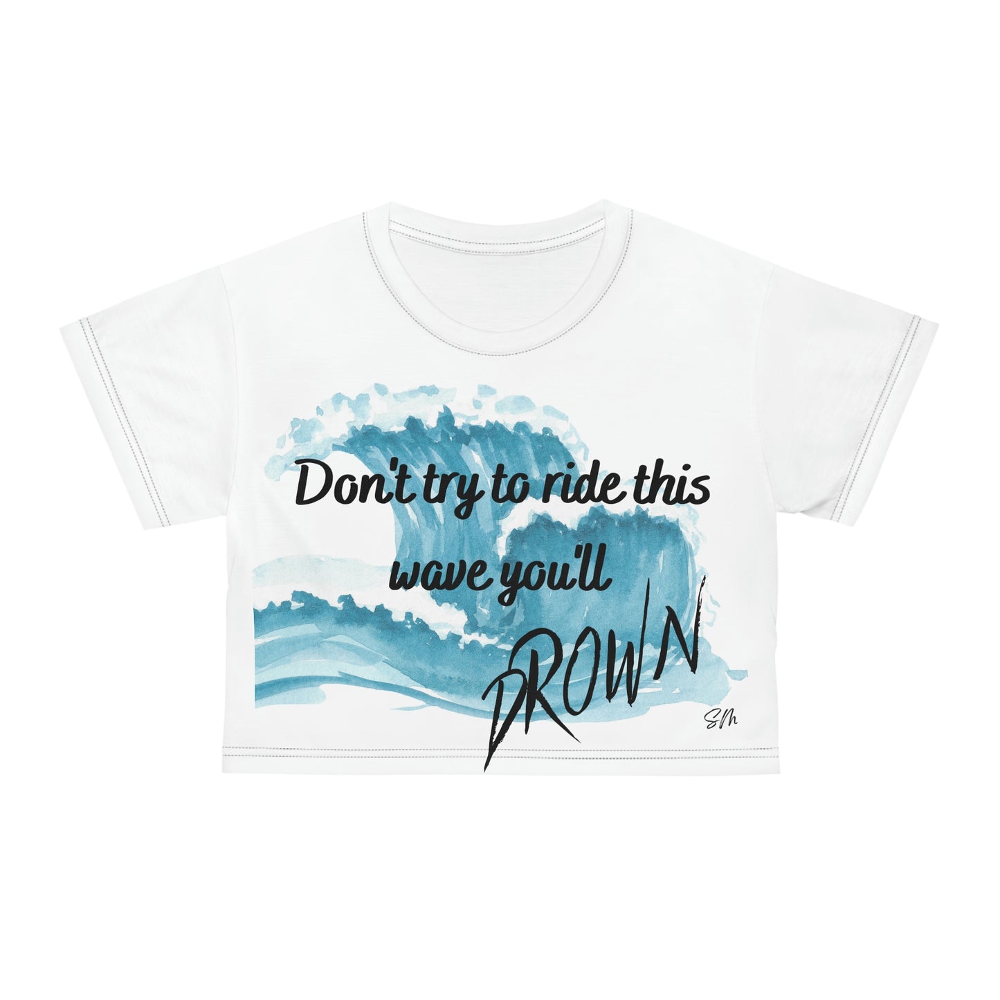 Waves Crop Tee